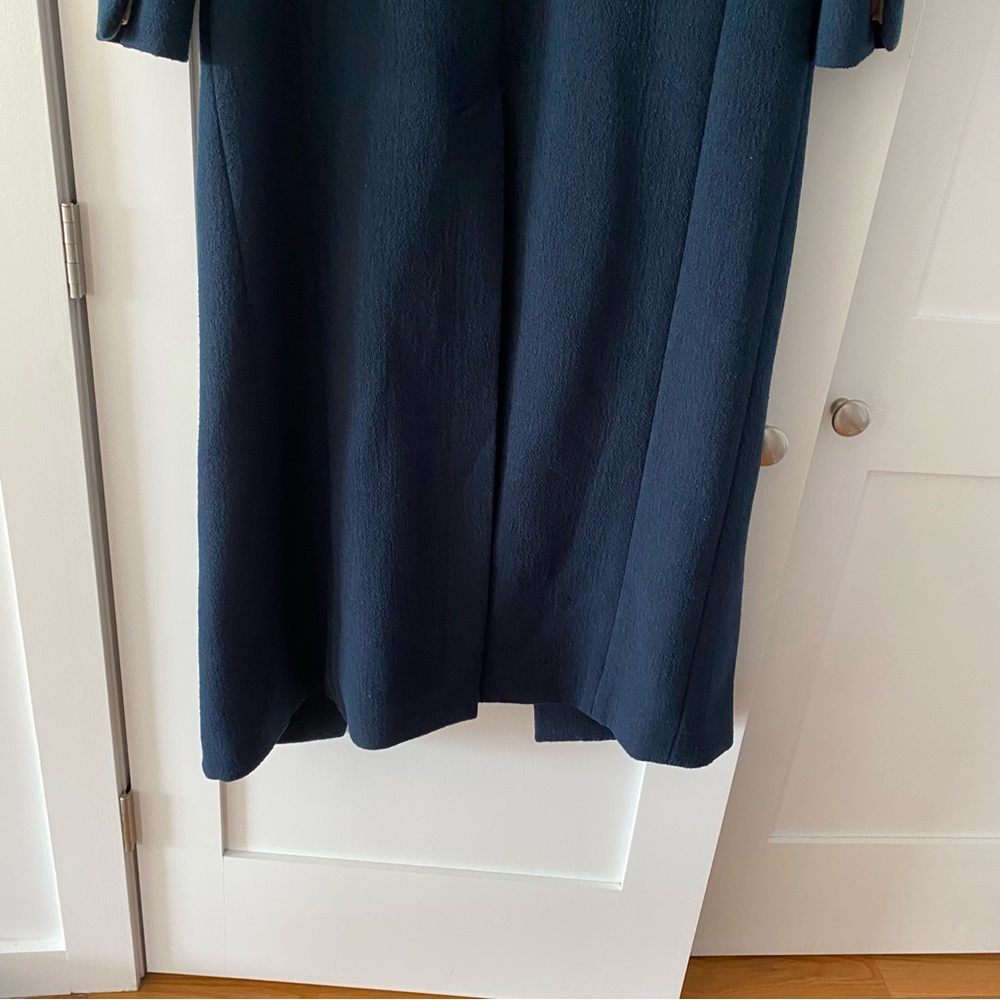 ✨ NWOT CHLOE iconic wool navy coat - Picture 4 of 9